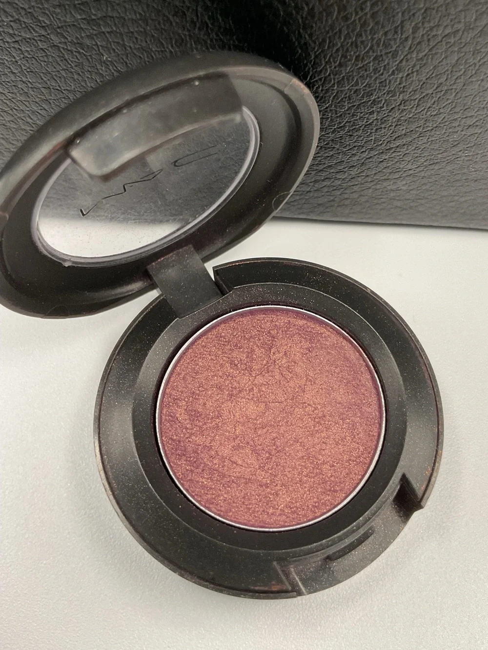 MAC Cosmetics Velvet Eyeshadow in Trax - Swatched &:Discontinued